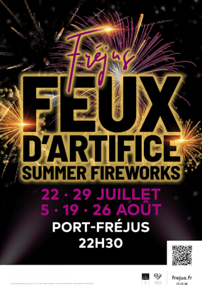 Feux d'artifice de Fréjus - Été 2024